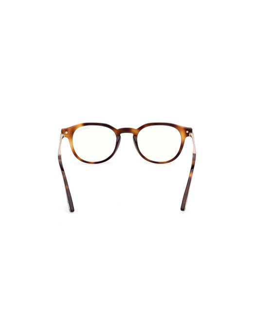 Tom Ford Black Ft6125-B 053 Optical Frames Acetate Round Normal for men