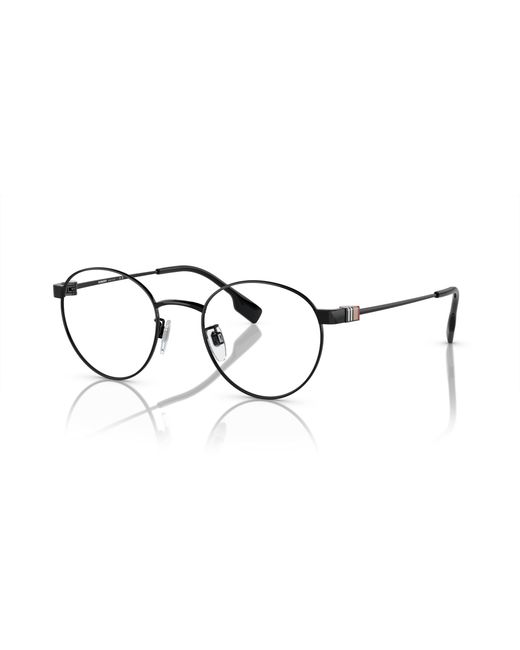 Burberry Black Be1384Td 1007 Optical Frames Titanium Transparent Round Normal for men