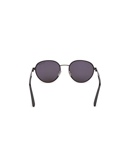 Tom Ford Black Ft1339 Jet-02 01A Sunglasses Metal Smoke Round Normal