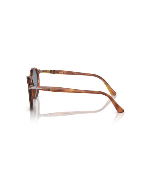 Persol Black Po3285S 96/56 Sunglasses Plastic Round Normal
