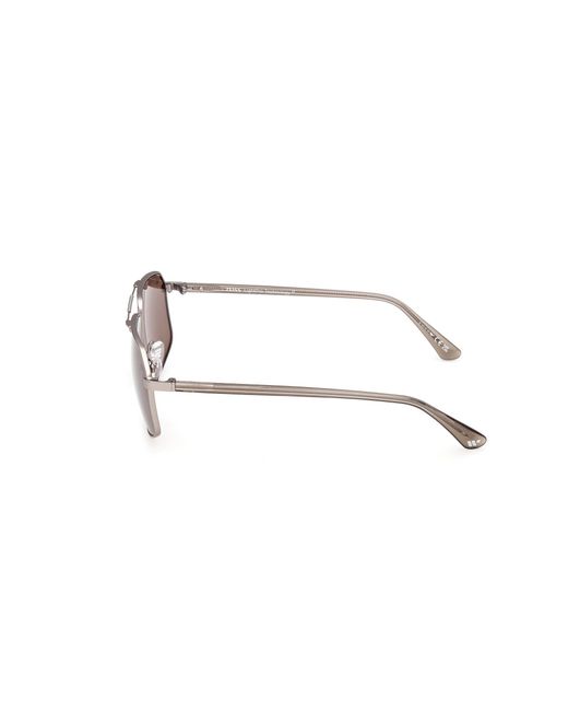 Web Black We0395 15E Sunglasses Squared Normal for men
