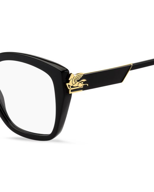 Etro Black 0031 807 Optical Frames Acetate Squared