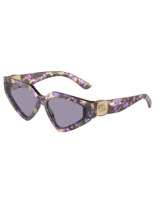 Dolce & Gabbana Black Dg4469 3439/1 Sunglasses Acetate Butterfly Normal