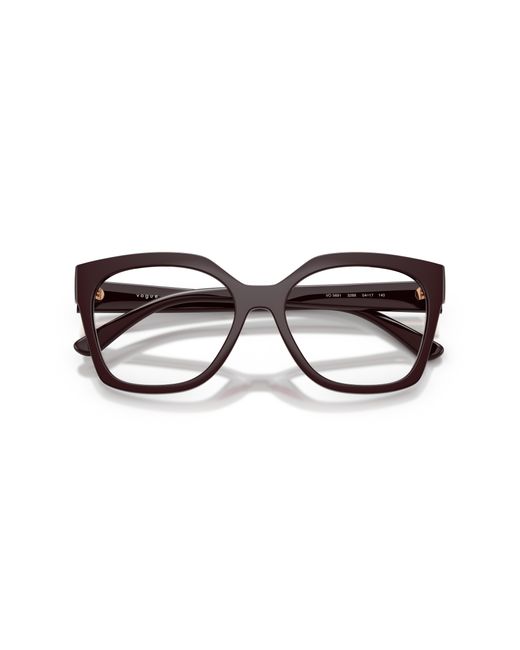Vogue Eyewear Black Vo5691 3288 Optical Frames Nylon Transparent Squared Normal