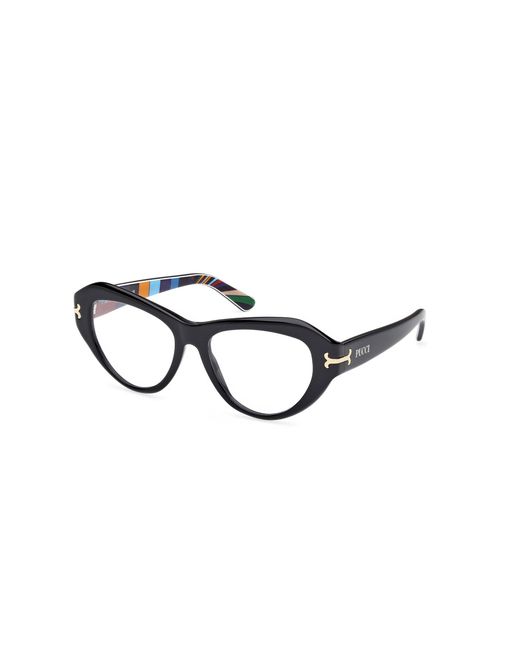 Emilio Pucci Black Ep5263 005 Optical Frames Acetate Cat Eye Normal