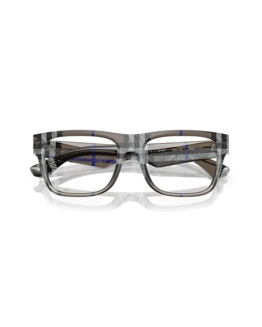 Burberry Black Be2411 4147 Optical Frames Acetate Squared Normal for men