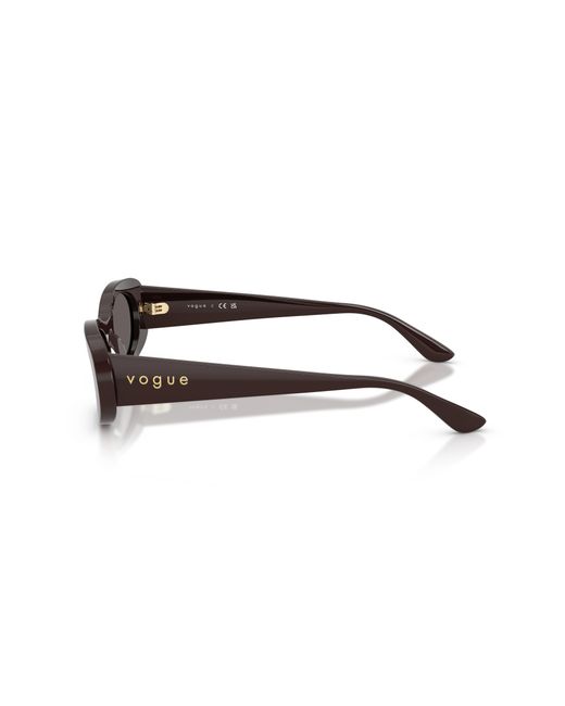 Vogue Eyewear Black Vo5582S 225287 Sunglasses Acetate Round Normal