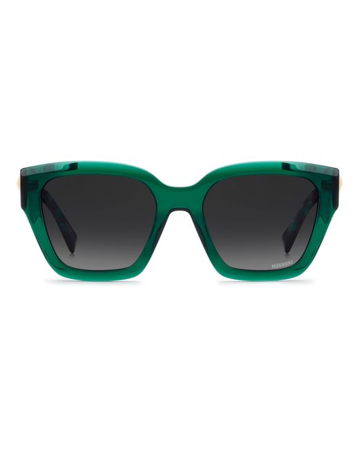Missoni Green Mis 0267/S 1Ed/9O Sunglasses Acetate Squared Normal Nuanced