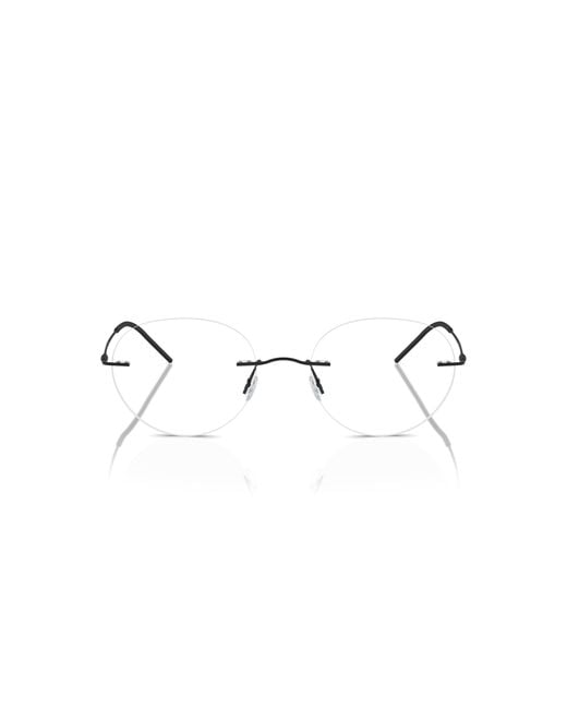 Giorgio Armani Black Ar5147 3001 Optical Frames Metal Transparent Pantos Normal for men