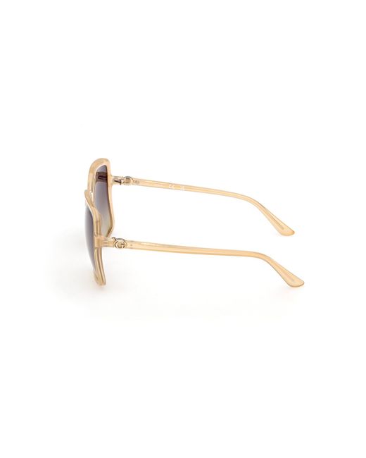 Guess Black Gu00280 41B Sunglasses Injected Smoke Squared Normal