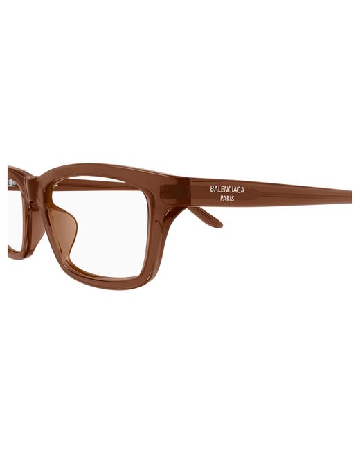 Balenciaga Black Bb0439O 006 Optical Frames Acetate Transparent Squared for men