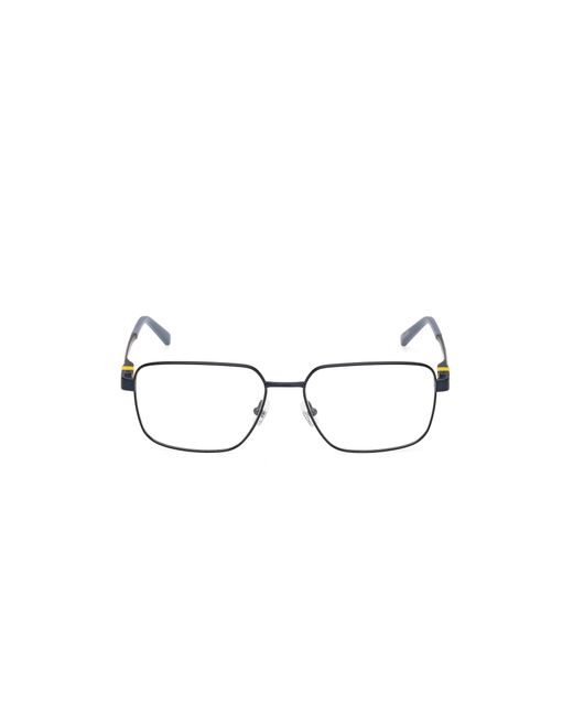 Timberland Black Tb50068 091 Optical Frames Metal Squared Normal for men
