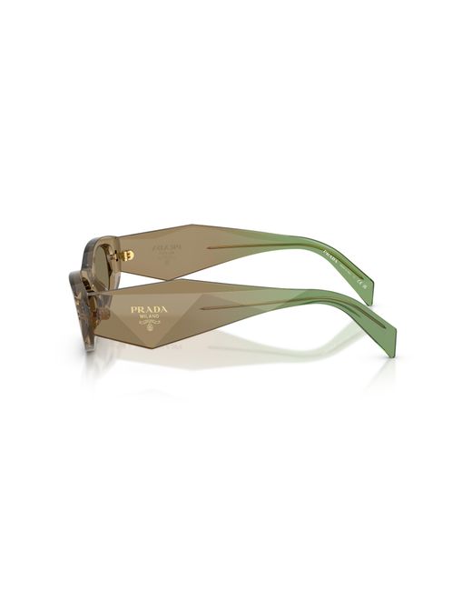 Prada Black Pr B16S 29E90F Sunglasses Acetate Round Normal