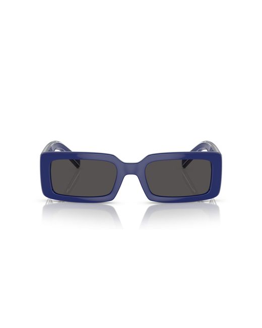 Dolce & Gabbana Blue Dg6187 309487 Sunglasses Injected Squared Normal