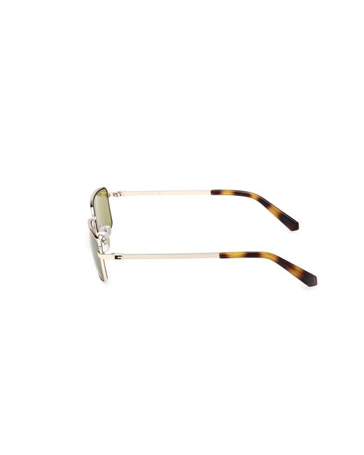 Guess Black Gu00273 32N Sunglasses Metal Squared Normal for men
