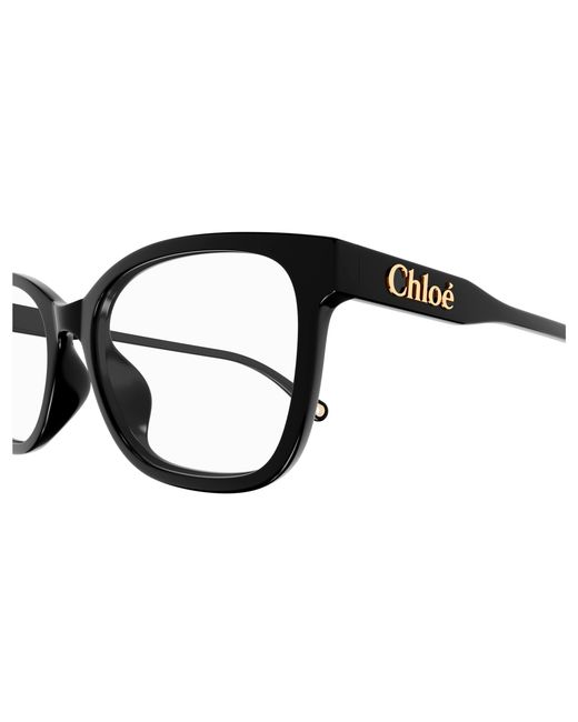 Chloé Black Ch0276Oa 001 Optical Frames Acetate Transparent Squared