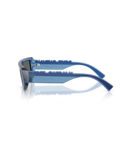 Dolce & Gabbana Blue Dg6203 300925 Sunglasses Injected Squared Normal
