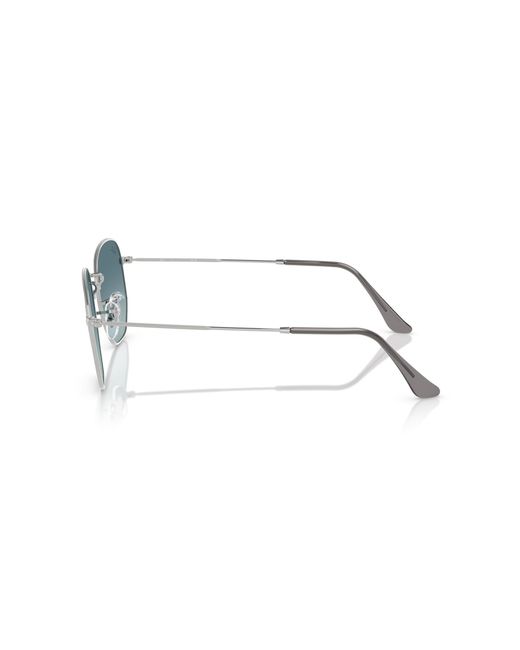 Ray-Ban Black Rb3548n Hexagonal Flat Lens Sunglasses