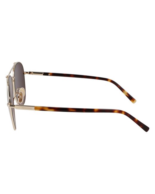 Ferragamo Black Sf316S 745 Sunglasses Metal Pilot Normal Shaded for men
