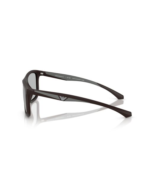 Emporio Armani Black Ea4234U 618687 Sunglasses Injected Squared Normal for men