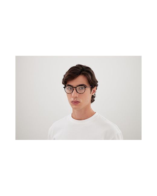 Gucci Black Gg0551O 022 Optical Frames Acetate Transparent Round for men