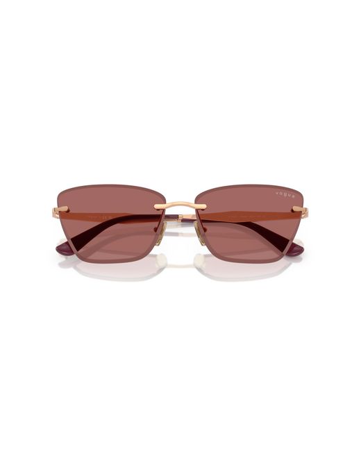 Vogue Eyewear Black Vo4332S 515269 Sunglasses Metal Cat Eye Normal