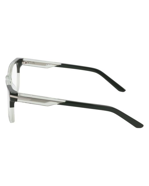 Nike Black 7180 333 Optical Frames Acetate Squared Normal
