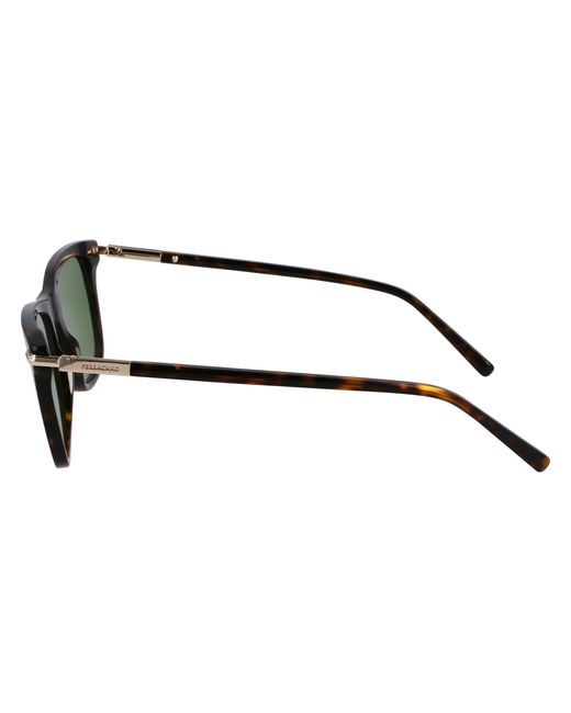 Ferragamo Black Sf2028S 242 Sunglasses Acetate Squared Normal for men
