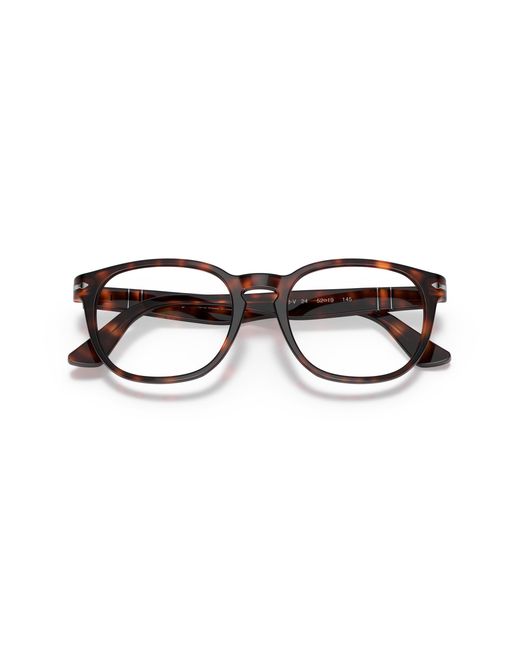 Persol Black Po3283V 24 Optical Frames Acetate Transparent Round Normal for men