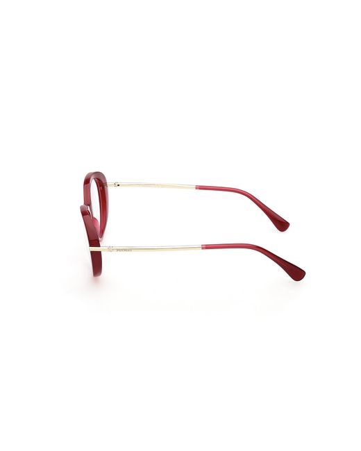 Max Mara Black Mm5227 069 Optical Frames Acetate Geometric Normal