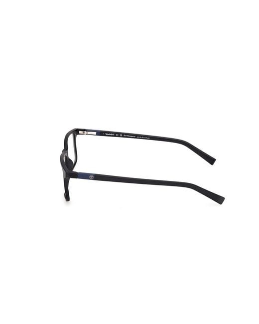 Timberland Black Tb1765 002 Optical Frames Injected Squared Normal for men