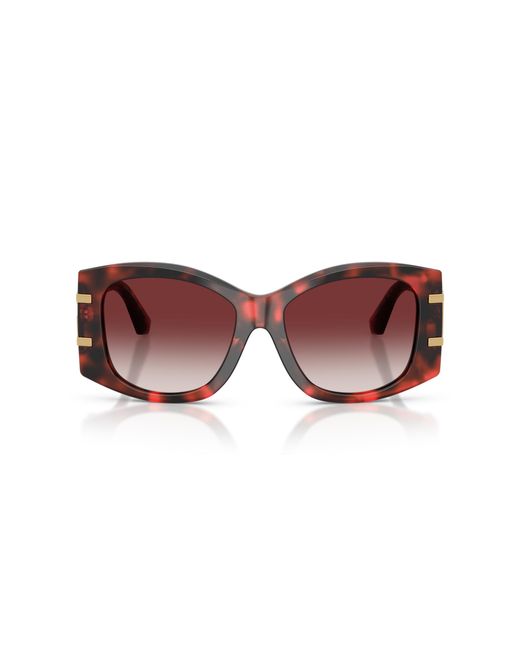 Dolce & Gabbana Black Dg4501 33588H Sunglasses Acetate Bordeaux Butterfly Normal Shaded