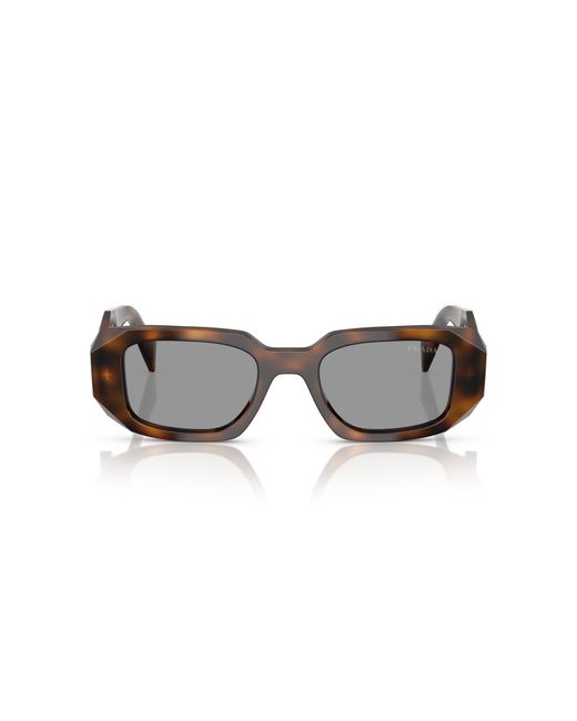 Prada Black Pr 17Ws 20D50Q Sunglasses Acetate Squared Normal