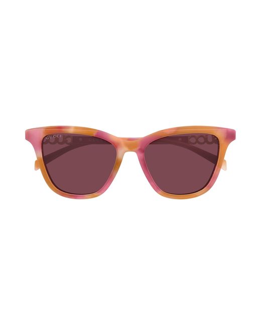 Gucci Black Gg2032S 005 Sunglasses Acetate Cat Eye