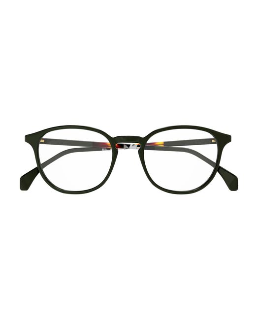 Gucci Black Gg0551O 023 Optical Frames Acetate Transparent Round for men