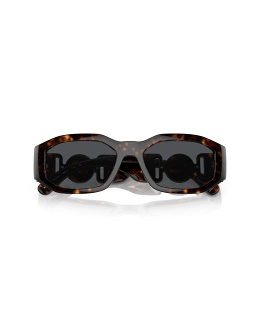 Versace Black Ve4361 542387 Sunglasses Nylon Geometric Normal for men