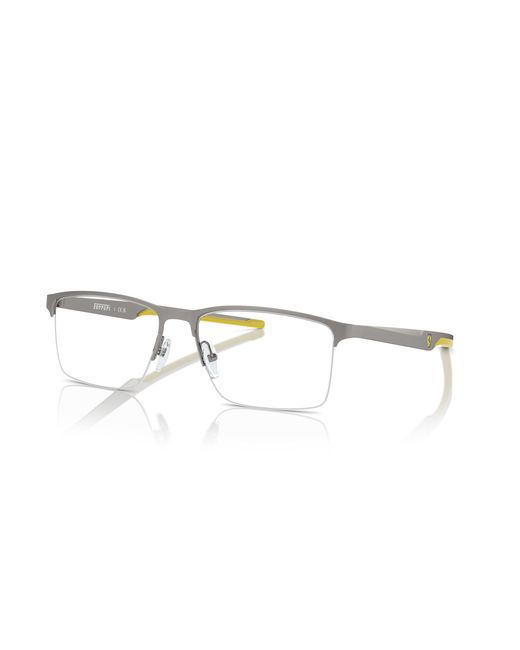 FERRARI SCUDERIA Black Fz7003 110 Optical Frames Metal Squared Normal for men