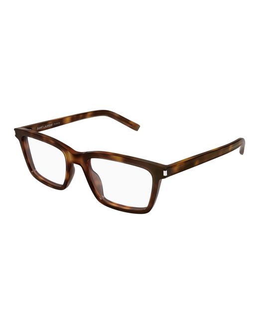 Saint Laurent Black Sl 842 003 Optical Frames Acetate Transparent Squared