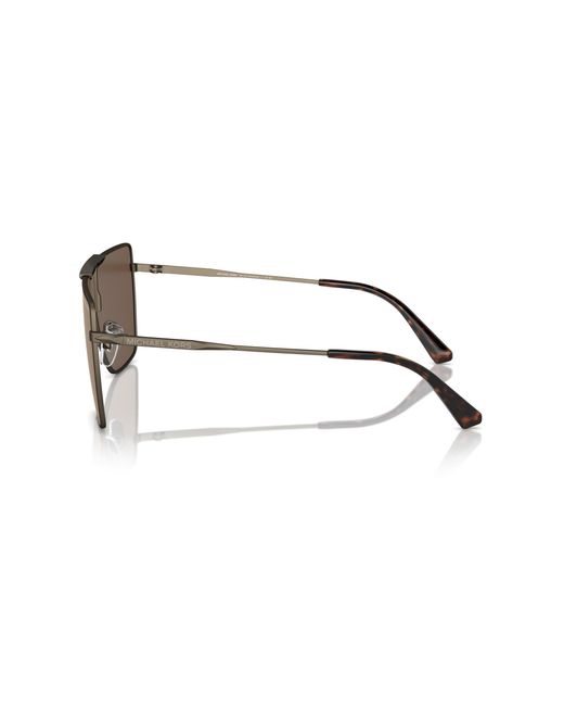Michael Kors Black Mk1152 Snowmass 1001F9 Sunglasses Metal Squared Normal Mirror for men
