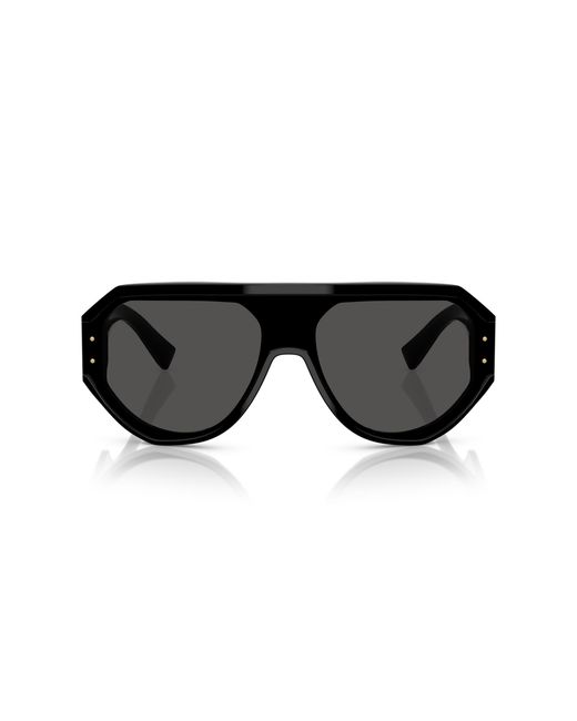 Dolce & Gabbana Black Dg4481 501/87 Sunglasses Acetate Pilot Normal for men