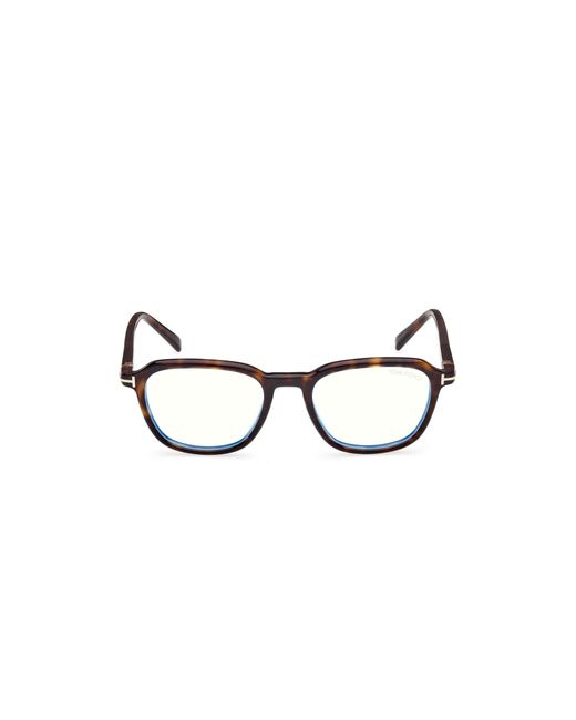 Tom Ford Black Ft5980-B 052 Optical Frames Acetate Squared Normal for men