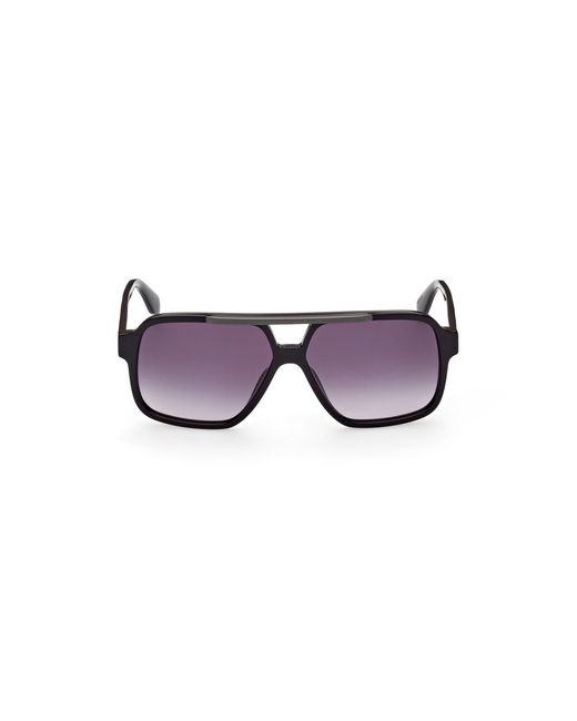 Adidas Black Or0066 01B Sunglasses Acetate Geometric Normal Shaded for men