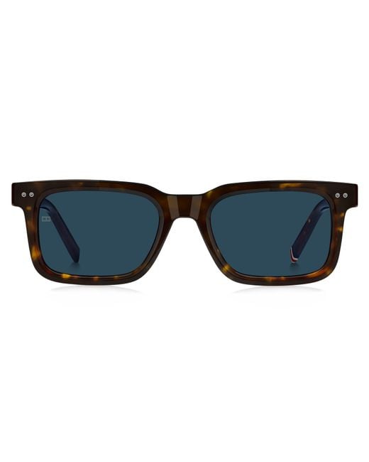 Tommy Hilfiger Black Th 85/S 086/Ku Sunglasses Acetate Squared Normal for men