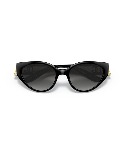 Dolce & Gabbana Black Dg6146 501/8G Sunglasses Nylon Cat Eye Normal Shaded