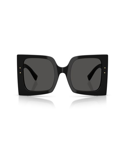 Dolce & Gabbana Black Dg4490 501/87 Sunglasses Acetate Squared Normal