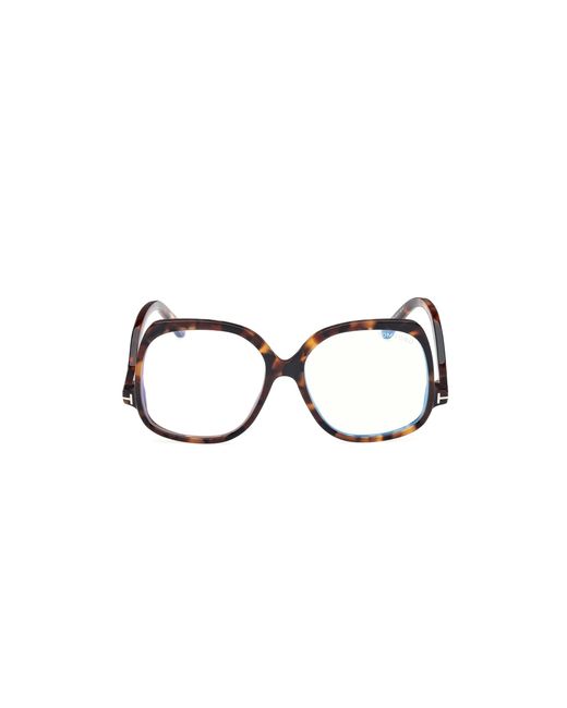 Tom Ford Black Ft5968-B 052 Optical Frames Acetate Squared Normal