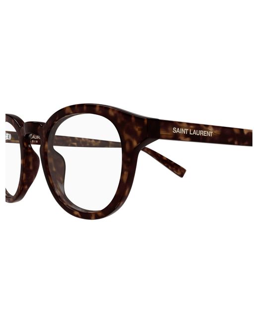 Saint Laurent Black Sl 907 005 Optical Frames Acetate Transparent Cat Eye for men