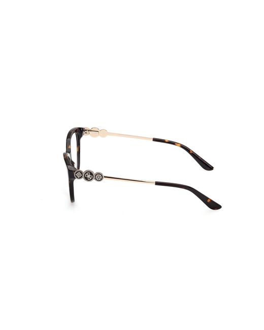Guess Black Gu50230 052 Optical Frames Acetate Cat Eye Normal