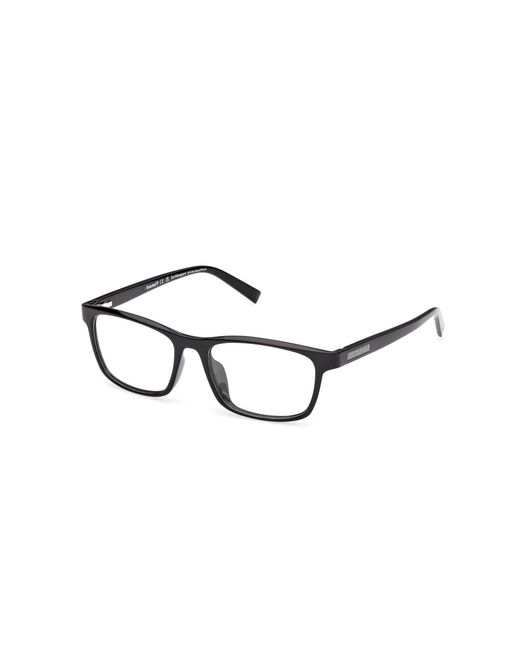 Timberland Black Tb50077-H 001 Optical Frames Injected Squared Normal for men
