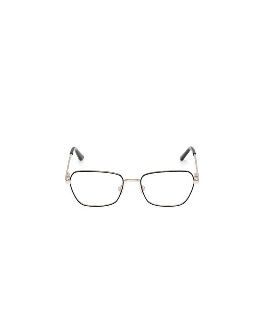 Guess Black Gu50271 005 Optical Frames Metal Squared Normal